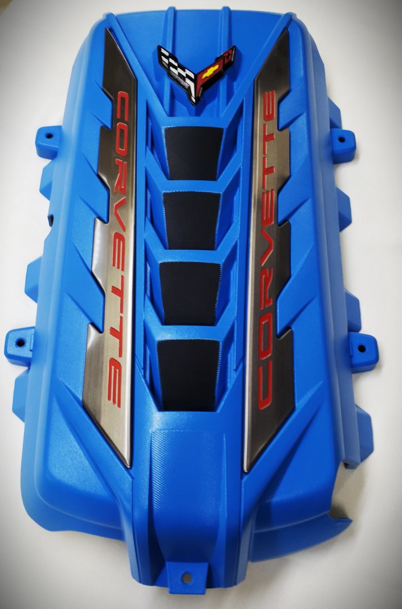 C8 CORVETTE ENGINE COVER RAPID BLUE INDUCTION SERIES